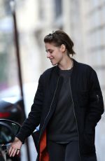 KRISTEN STEWART Out and About in Paris 10/26/2015