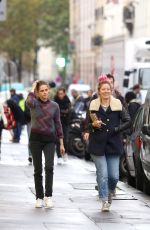 KRISTEN STEWART Riding a Bike on the Set of Personal Shopper in Paris 10/28/2015