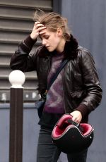 KRISTEN STEWART Riding a Bike on the Set of Personal Shopper in Paris 10/28/2015