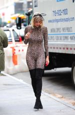 KRISTEN TAEKMAN Heading to Halloween Party in New York 10/29/2015