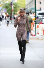 KRISTEN TAEKMAN Heading to Halloween Party in New York 10/29/2015
