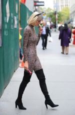 KRISTEN TAEKMAN Heading to Halloween Party in New York 10/29/2015