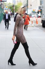 KRISTEN TAEKMAN Heading to Halloween Party in New York 10/29/2015