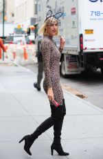 KRISTEN TAEKMAN Heading to Halloween Party in New York 10/29/2015