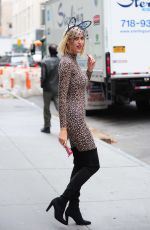 KRISTEN TAEKMAN Heading to Halloween Party in New York 10/29/2015