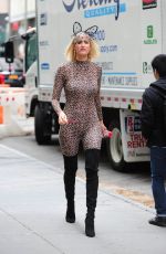 KRISTEN TAEKMAN Heading to Halloween Party in New York 10/29/2015
