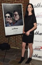 KRYSTEN RITTER at Ashtma Screening in New York 10/08/2015
