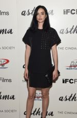 KRYSTEN RITTER at Ashtma Screening in New York 10/08/2015