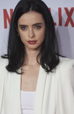 KRYSTEN RITTER at Netflix Presentation in Madrid 10/20/2015