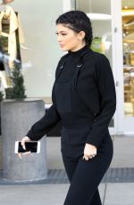 KYLI JENNER Out Shopping in Woodland Hills 10/06/2015