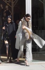 KYLIE and KENDALL JENNER Out and About in New York 10/19/2015