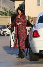 KYLIE JENNER Arrives at Nobu Restaurant in Malibu 10/08/2015
