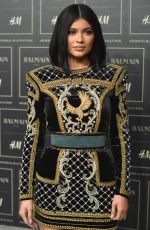 KYLIE JENNER at Balmain X H&M Collection Launch in New York 10/20/2015