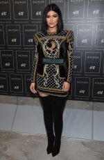 KYLIE JENNER at Balmain X H&M Collection Launch in New York 10/20/2015