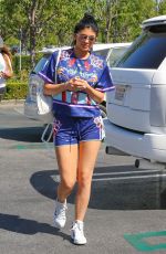 KYLIE JENNER Leaves Sugarfish Restaurant in Calabasas 10/01/2015