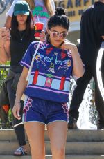 KYLIE JENNER Leaves Sugarfish Restaurant in Calabasas 10/01/2015