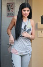 KYLIE JENNER Out and About in Sherman Oaks 10/02/2015