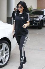 KYLIE JENNER Shopping at Neiman Marcus in Woodland Hills 04/10/2015