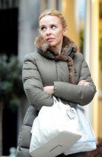 KYLIE MINOGUE Out Shopping on the Kings Road in London 10/14/2015
