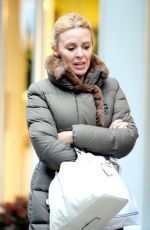 KYLIE MINOGUE Out Shopping on the Kings Road in London 10/14/2015