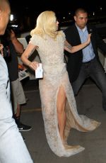 LADY GAGA Arrives at LAX Airport in Los Angeles 10/05/2015
