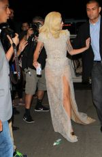 LADY GAGA Arrives at LAX Airport in Los Angeles 10/05/2015