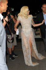 LADY GAGA Arrives at LAX Airport in Los Angeles 10/05/2015
