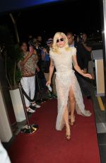 LADY GAGA Arrives at LAX Airport in Los Angeles 10/05/2015