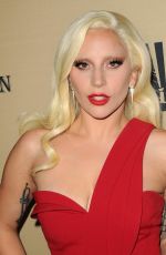 LADY GAGA at American Horror Story: Hotel Screening in New York 10/03/2015
