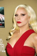 LADY GAGA at American Horror Story: Hotel Screening in New York 10/03/2015