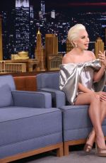 LADY GAGA at Tonight Show with Jimmy Fallon 10/06/2015