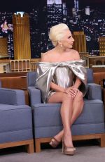 LADY GAGA at Tonight Show with Jimmy Fallon 10/06/2015
