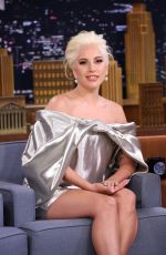 LADY GAGA at Tonight Show with Jimmy Fallon 10/06/2015