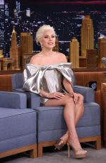 LADY GAGA at Tonight Show with Jimmy Fallon 10/06/2015