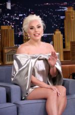 LADY GAGA at Tonight Show with Jimmy Fallon 10/06/2015