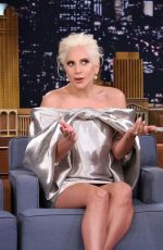 LADY GAGA at Tonight Show with Jimmy Fallon 10/06/2015