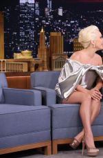 LADY GAGA at Tonight Show with Jimmy Fallon 10/06/2015
