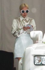 LADY GAGA Leaves Chateau Marmont in West Hollywood 10/15/2015