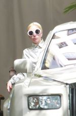 LADY GAGA Leaves Chateau Marmont in West Hollywood 10/15/2015
