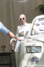 LADY GAGA Leaves Chateau Marmont in West Hollywood 10/15/2015