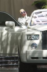 LADY GAGA Leaves Chateau Marmont in West Hollywood 10/15/2015