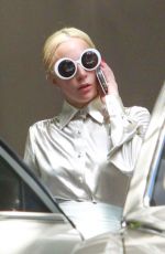 LADY GAGA Leaves Chateau Marmont in West Hollywood 10/15/2015