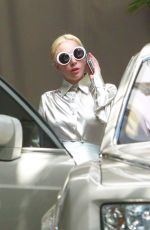 LADY GAGA Leaves Chateau Marmont in West Hollywood 10/15/2015