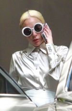 LADY GAGA Leaves Chateau Marmont in West Hollywood 10/15/2015