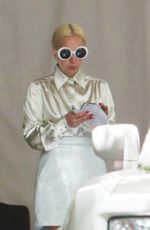 LADY GAGA Leaves Chateau Marmont in West Hollywood 10/15/2015
