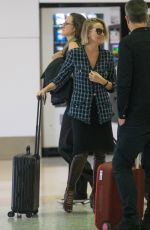 LARA BINGLE Arrives at Airport in Melbourne 10/16/2015