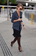 LARA BINGLE Arrives at Airport in Melbourne 10/16/2015