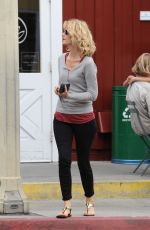 LAURA DERN Leaves a Cafe in Brentwood 10/17/2015