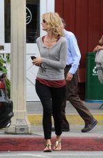 LAURA DERN Leaves a Cafe in Brentwood 10/17/2015