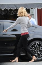 LAURA DERN Leaves a Cafe in Brentwood 10/17/2015